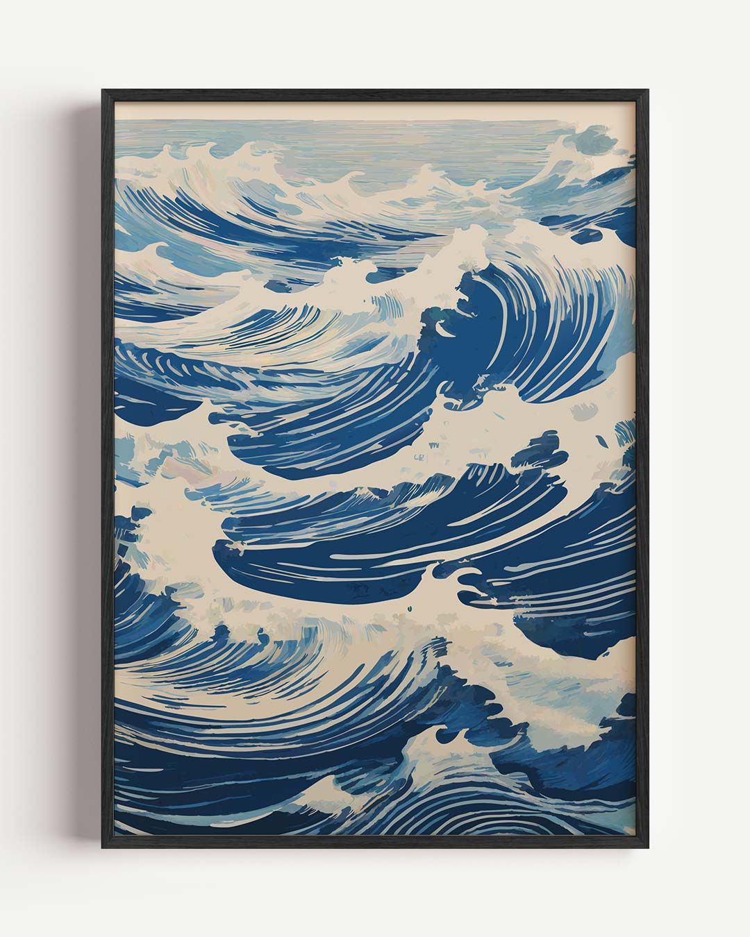 Betoverende Oceaangolven – zomer portret poster als wanddecoratie