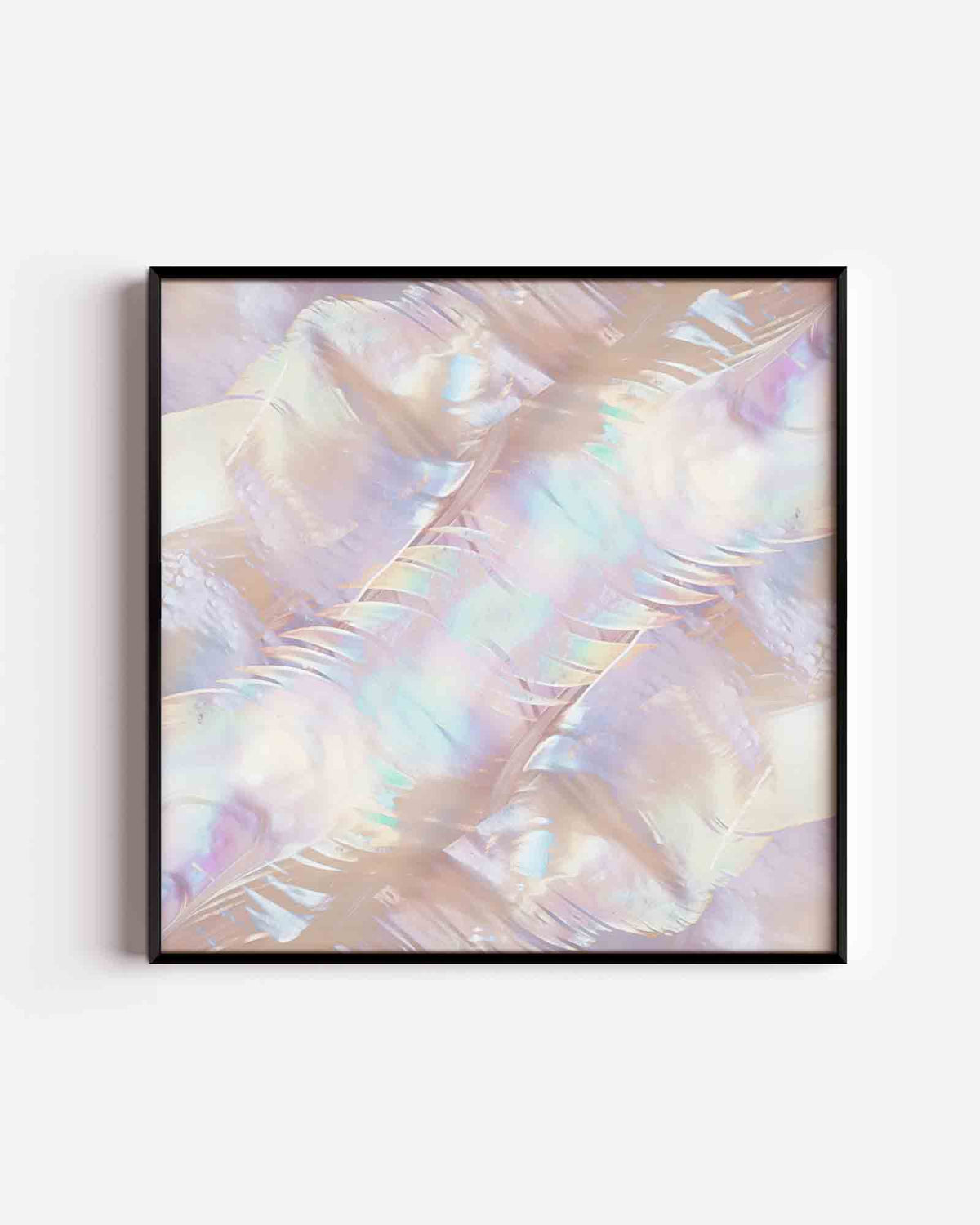 Pastel abstractie – abstracte vierkante poster als wanddecoratie