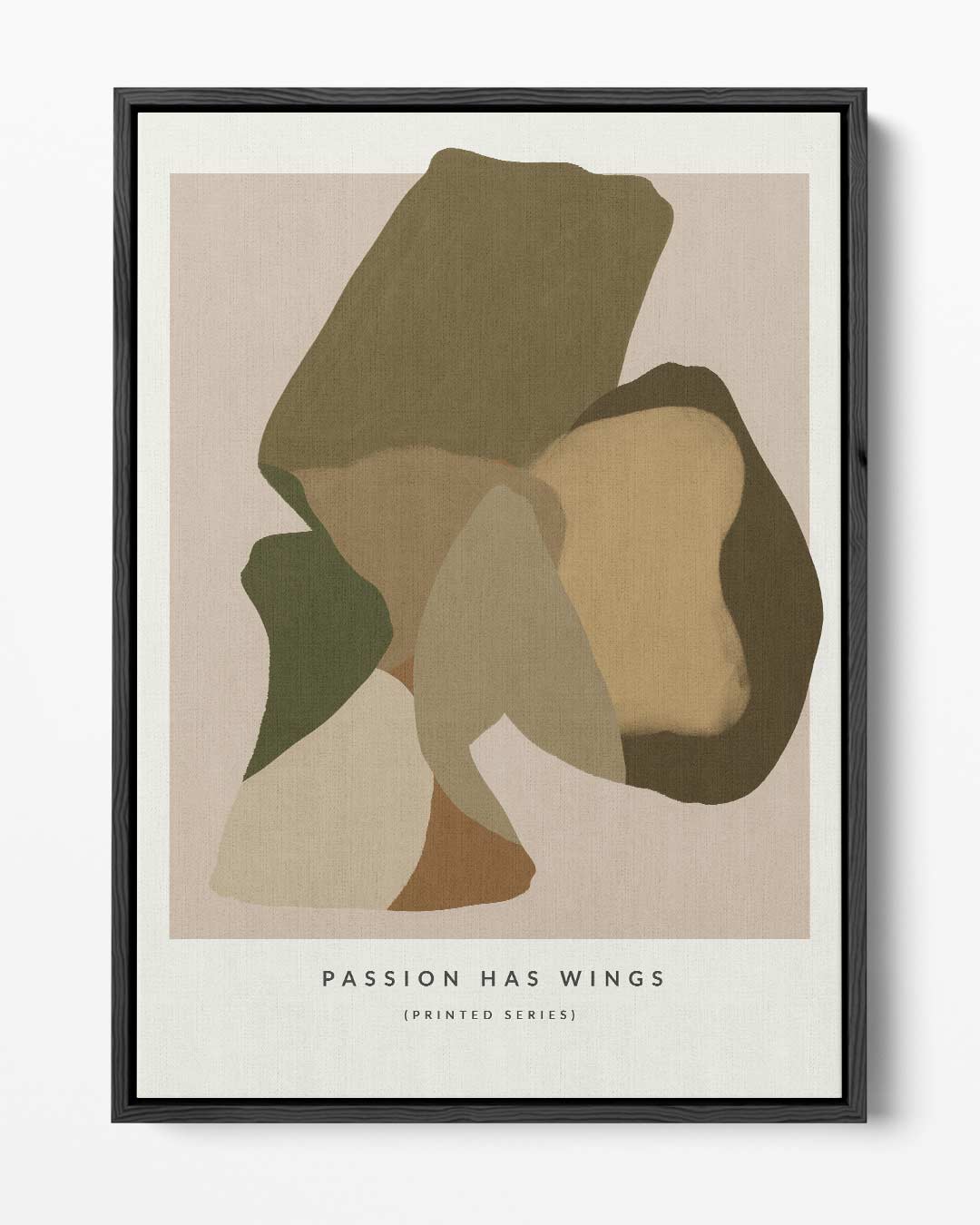 Abstracte Vibratie – portret kunstwerk als wanddecoratie