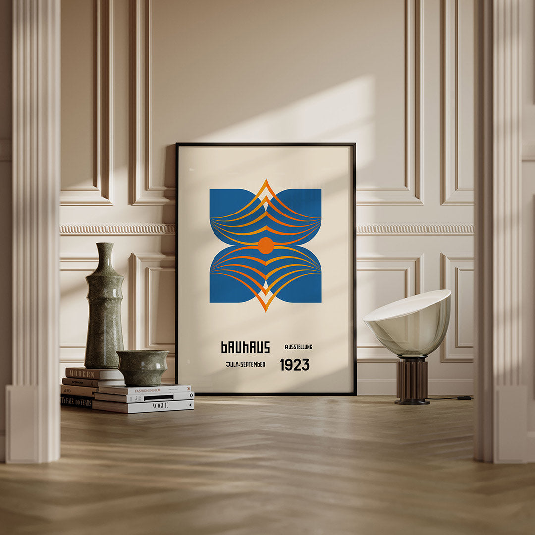 Abstracte – moderne Bauhaus wandkunst als poster