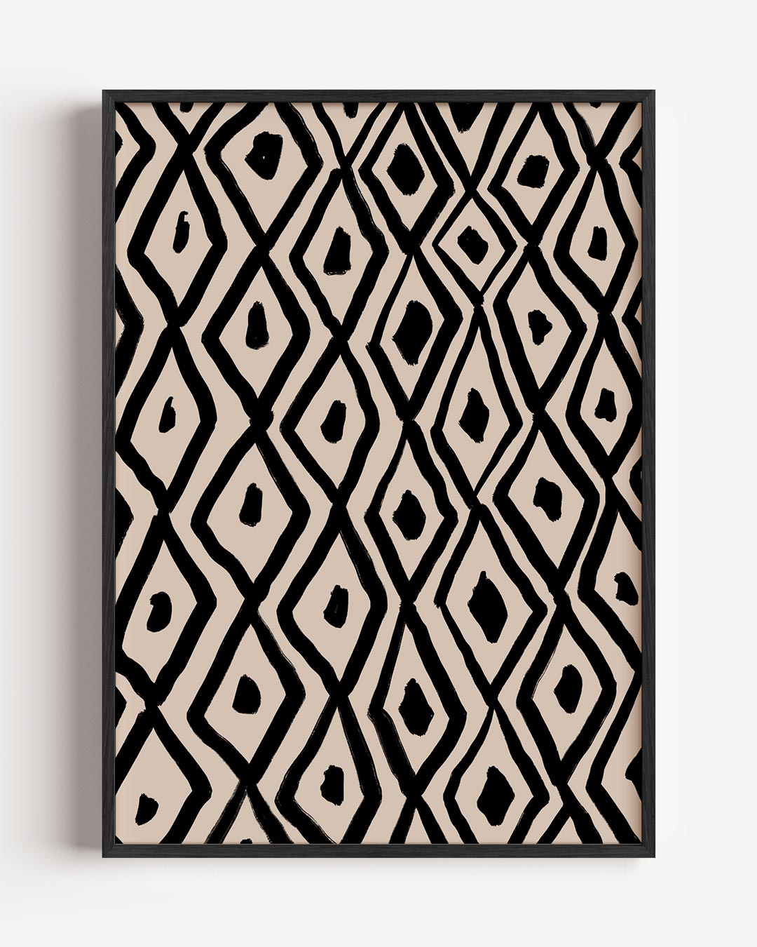 Moderne Geometrische Kunstposter – moderne portret poster als wanddecoratie