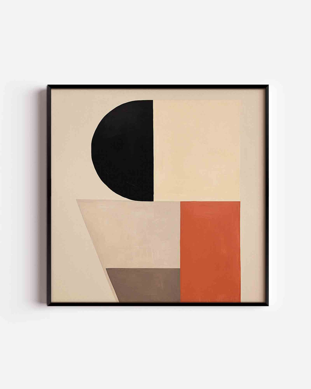 Geometrische vormen – vierkante poster met kleur en vormen als wanddecoratie