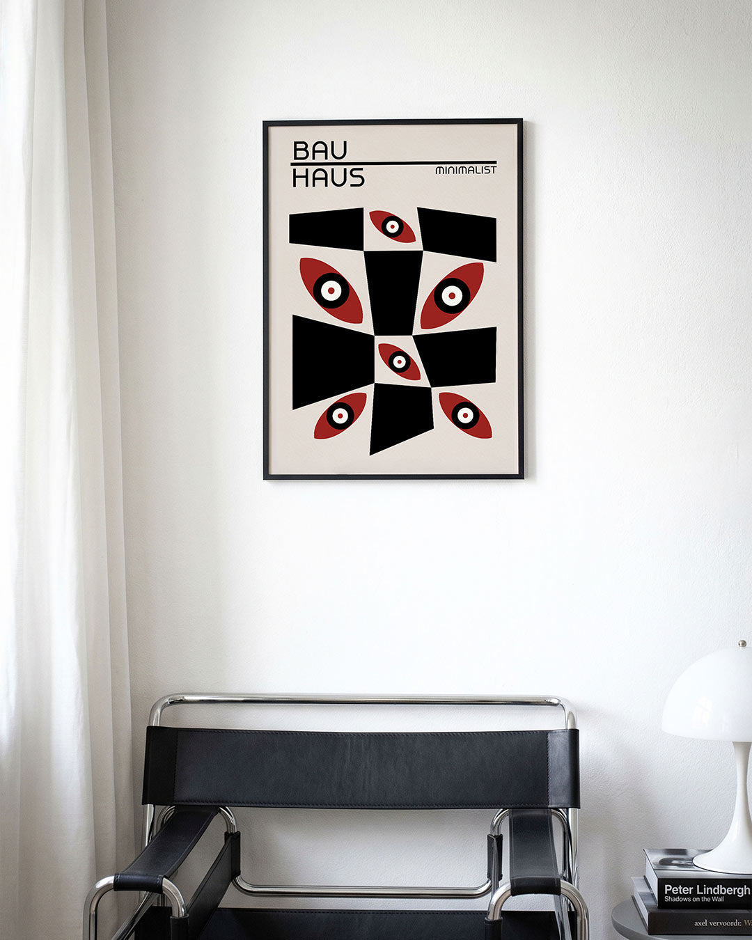Vorm en balans – moderne Bauhaus wandkunst als poster
