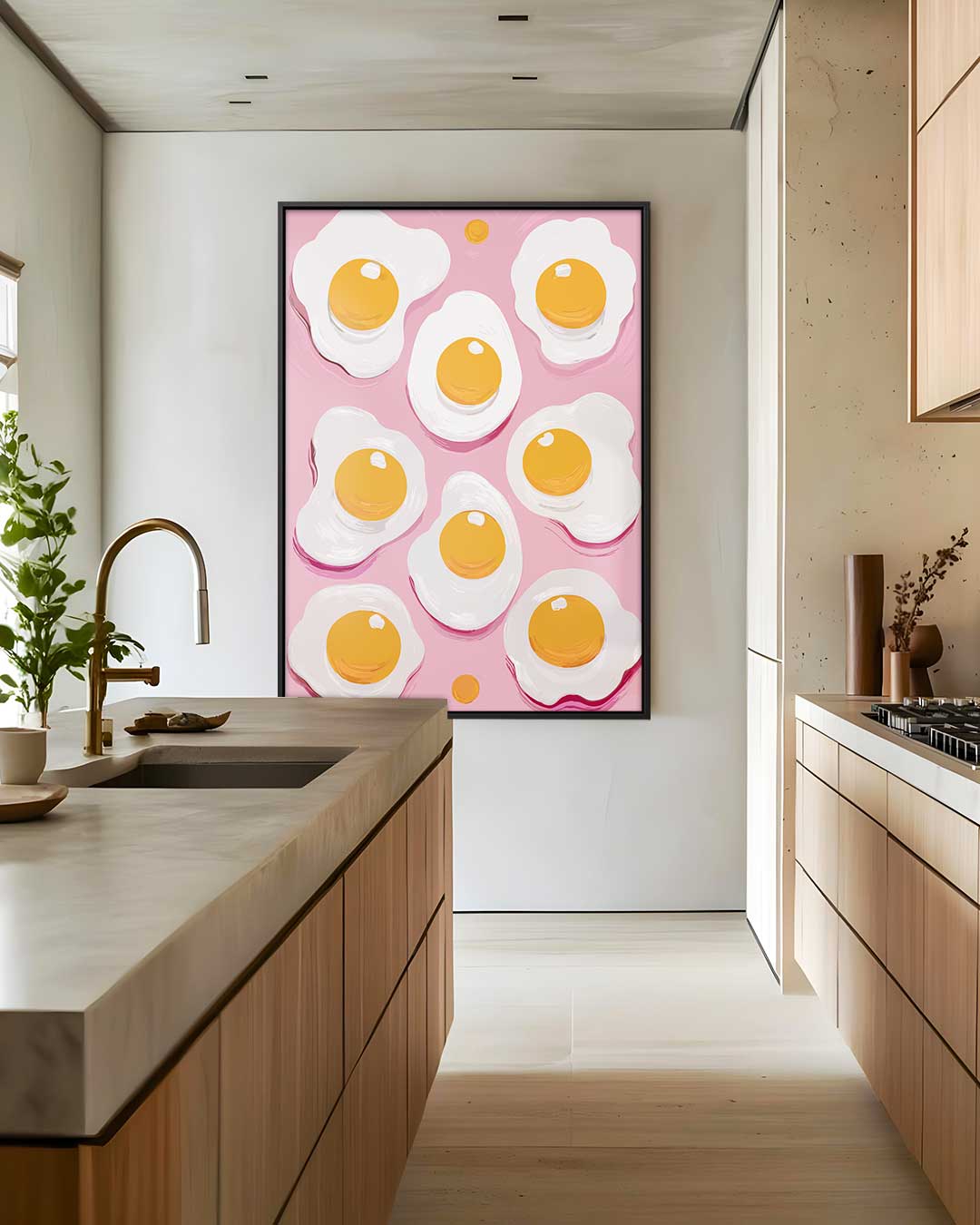 Eivrolijk Schilderij – staand kunstwerk voor modern interieur