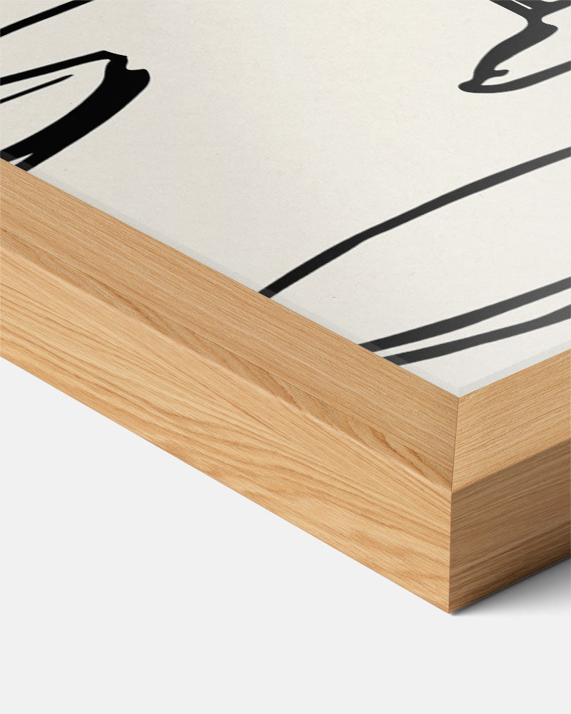 Minimalistische Wijnposter – staande keuken wanddecoratie van WallArtistic