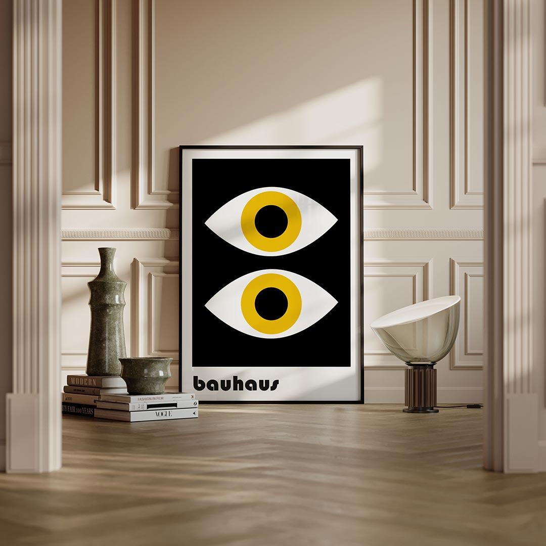  – moderne Bauhaus wandkunst als poster