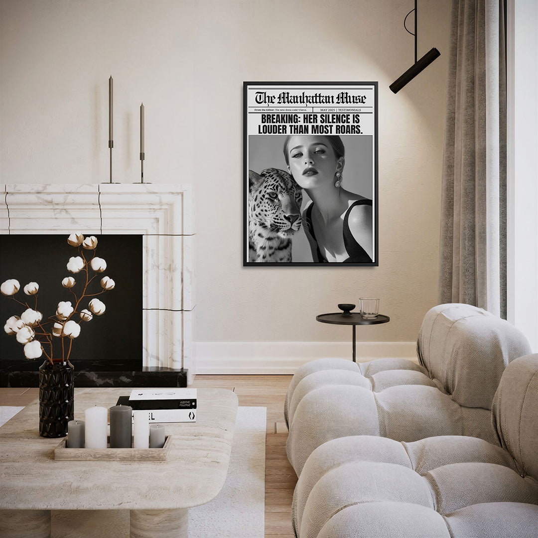 Stille kracht – staand wanddecoratie kunstwerk