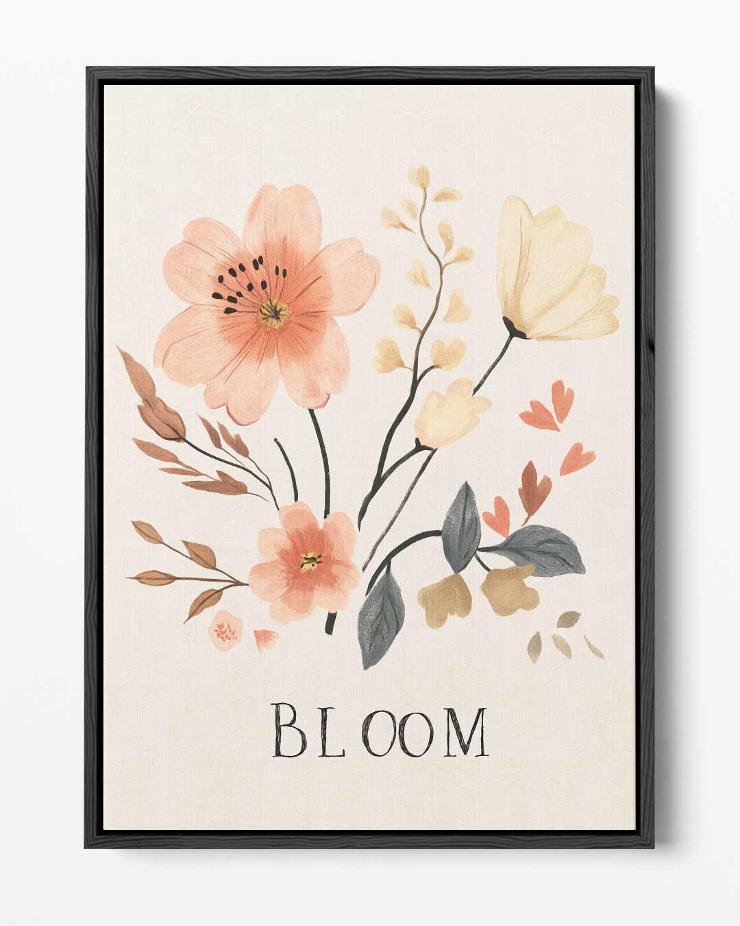 Bloemrijke Bloei – portret kunstwerk als wanddecoratie