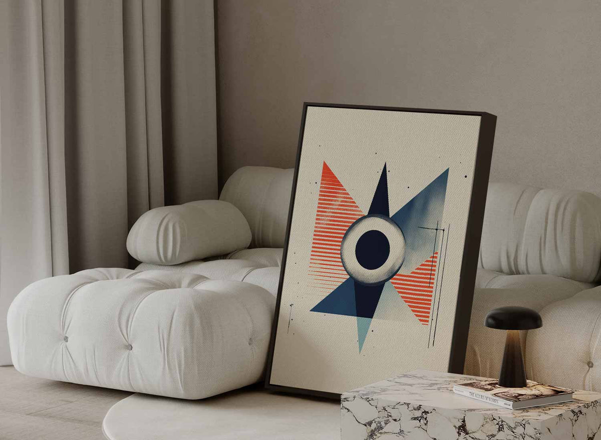 Geometrische Vortex – portret kunstwerk als wanddecoratie, afbeelding 13