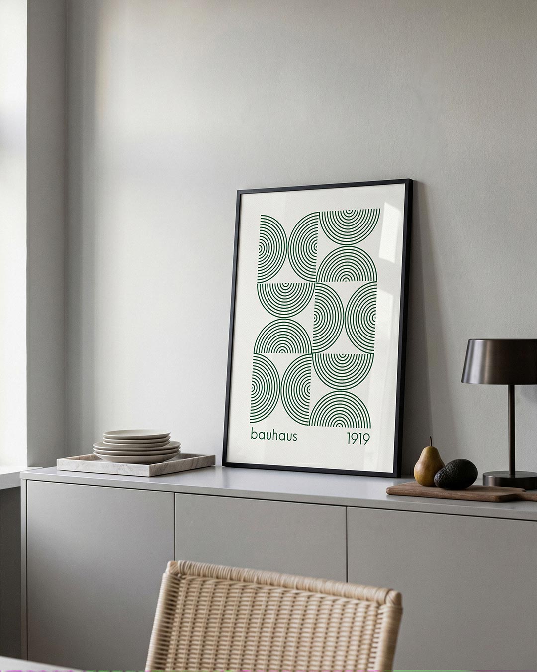  – moderne Bauhaus wandkunst als poster