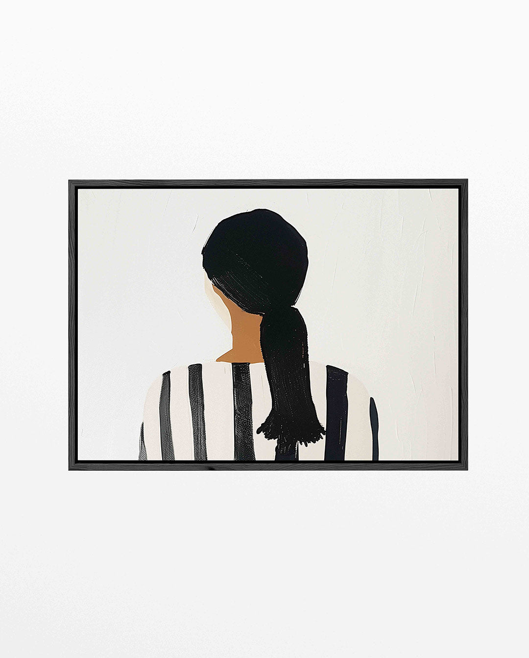 Abstract – liggend portret kunstwerk