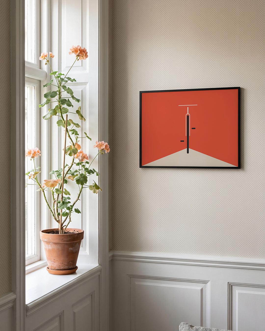 Abstracte – liggende Bauhaus poster voor aan de muur