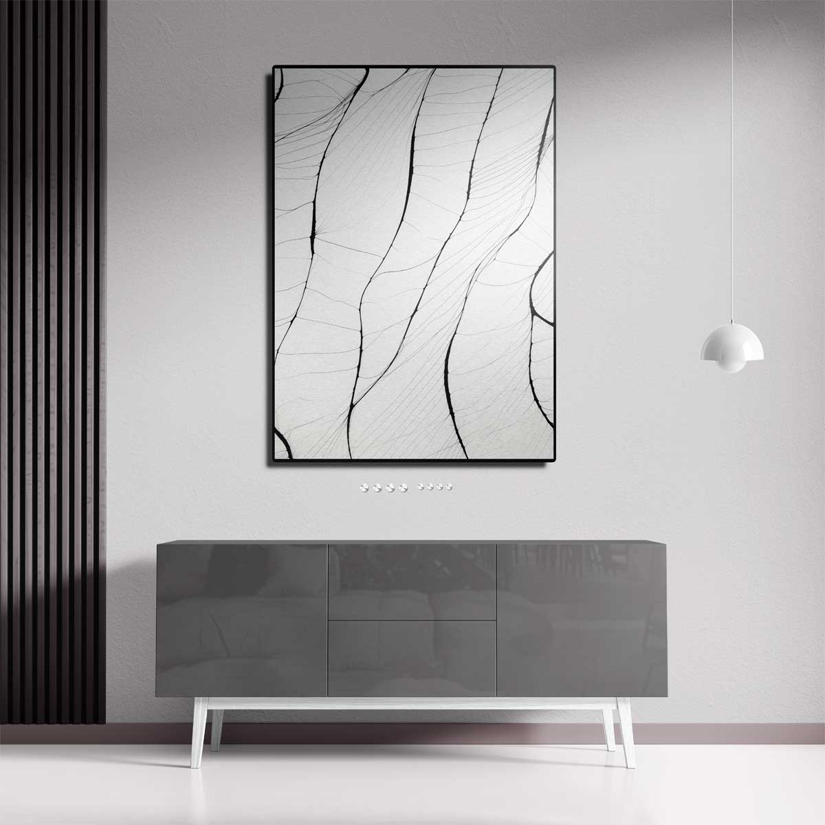 Fragiele Natuurpracht – dibond kunstwerk als wanddecoratie
