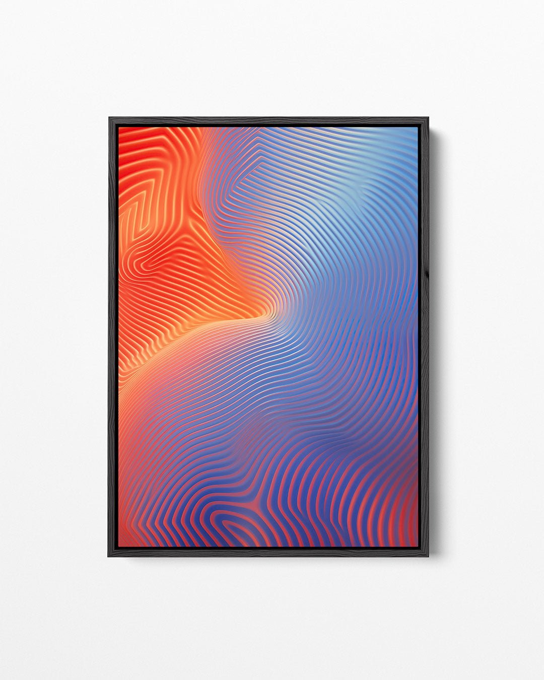 Golvende kleuren – staand wanddecoratie kunstwerk