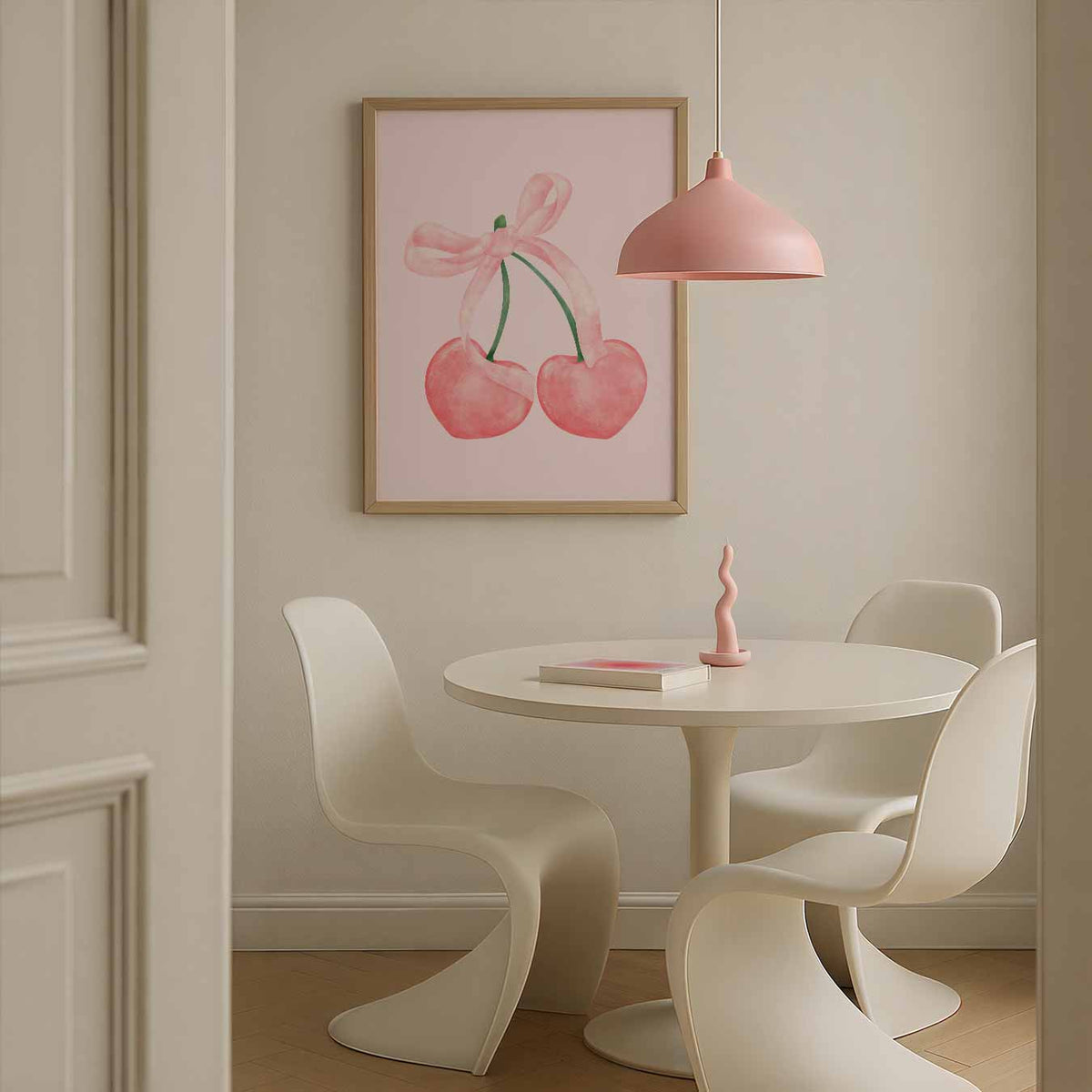 Zoete Kersen – staande paas wanddecoratie van WallArtistic