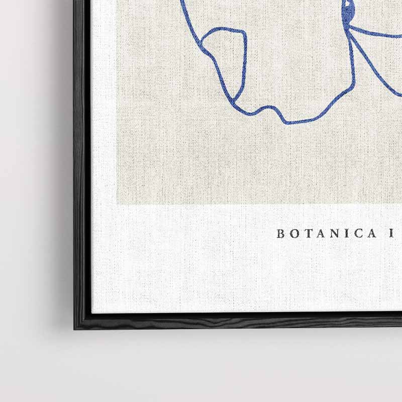 Moderne Botanische Lijntekening – plexiglas kunstwerk als wanddecoratie