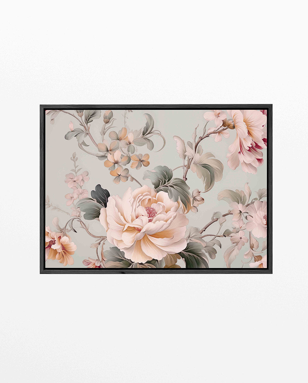 Bloemenpracht – Liggende wanddecoratie – liggend bloemen kunstwerk