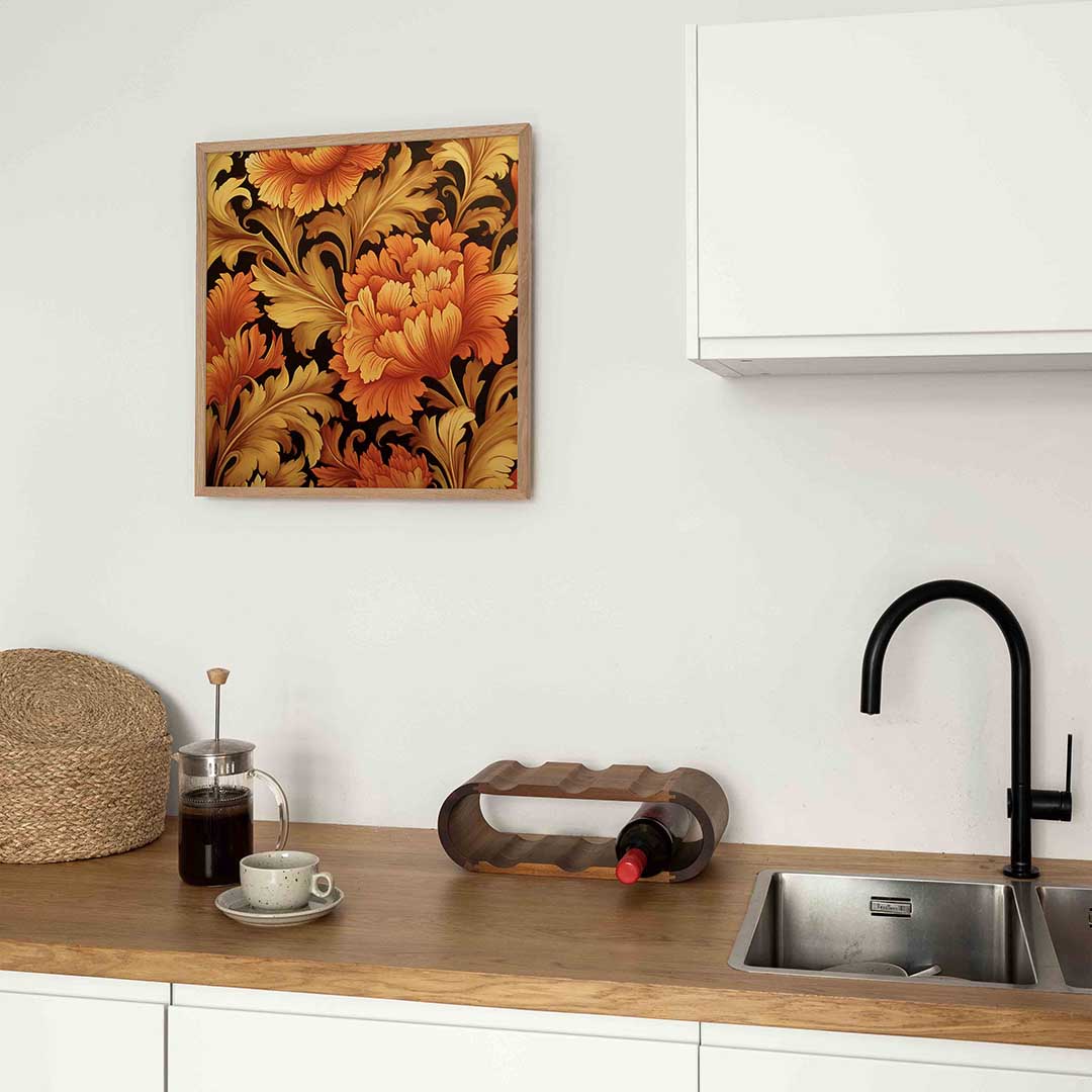 Bloemmotief – William Morris poster in vierkant formaat
