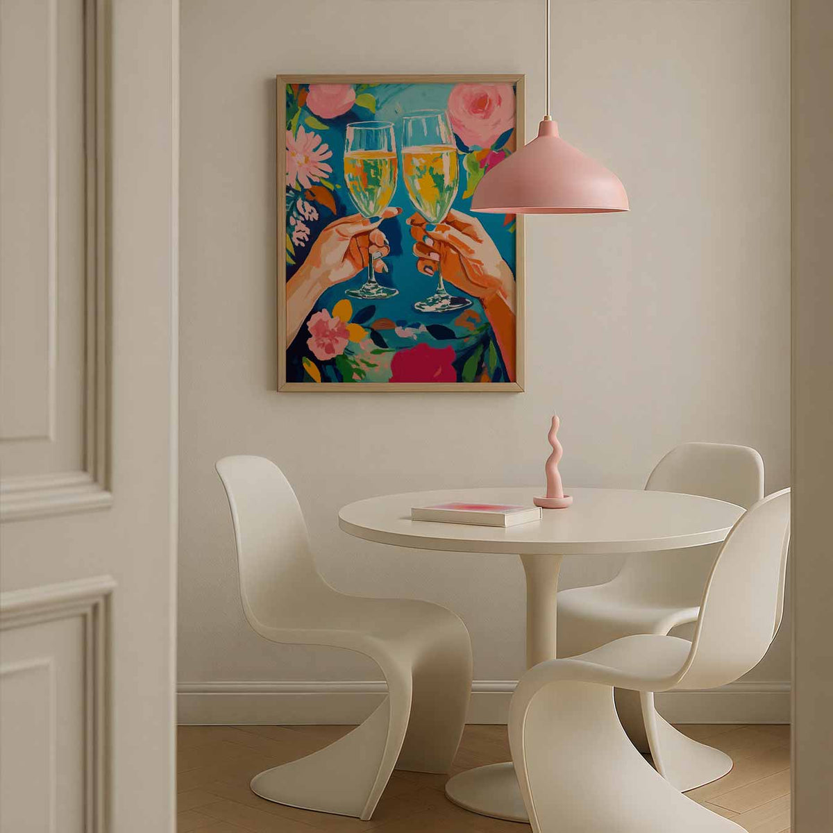 Vrolijke Cheers – zomerse poster in staand formaat