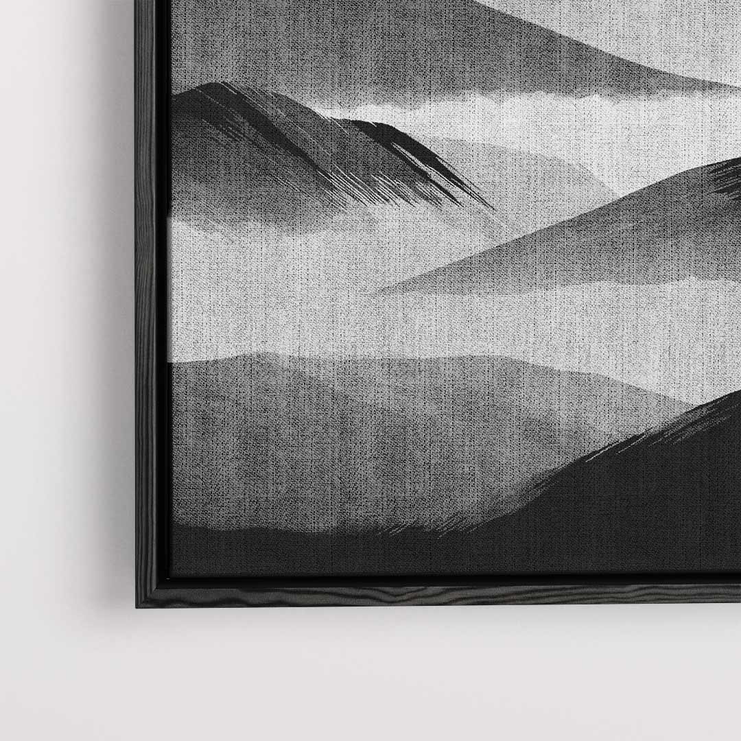 Rustige Berglandschappen – dibond kunstwerk als wanddecoratie