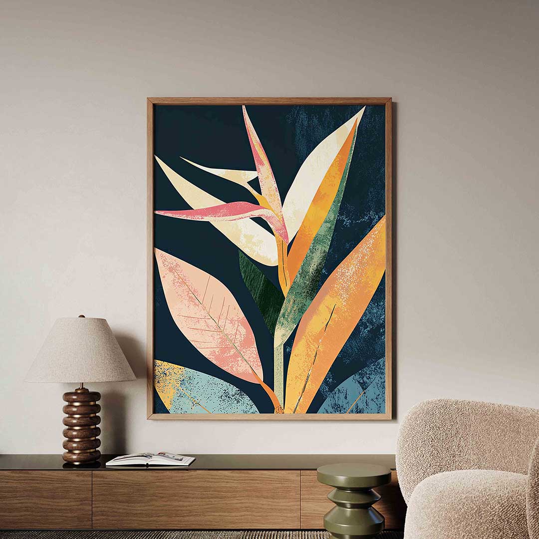 Tropische bladeren – tropische jungle poster in staand formaat