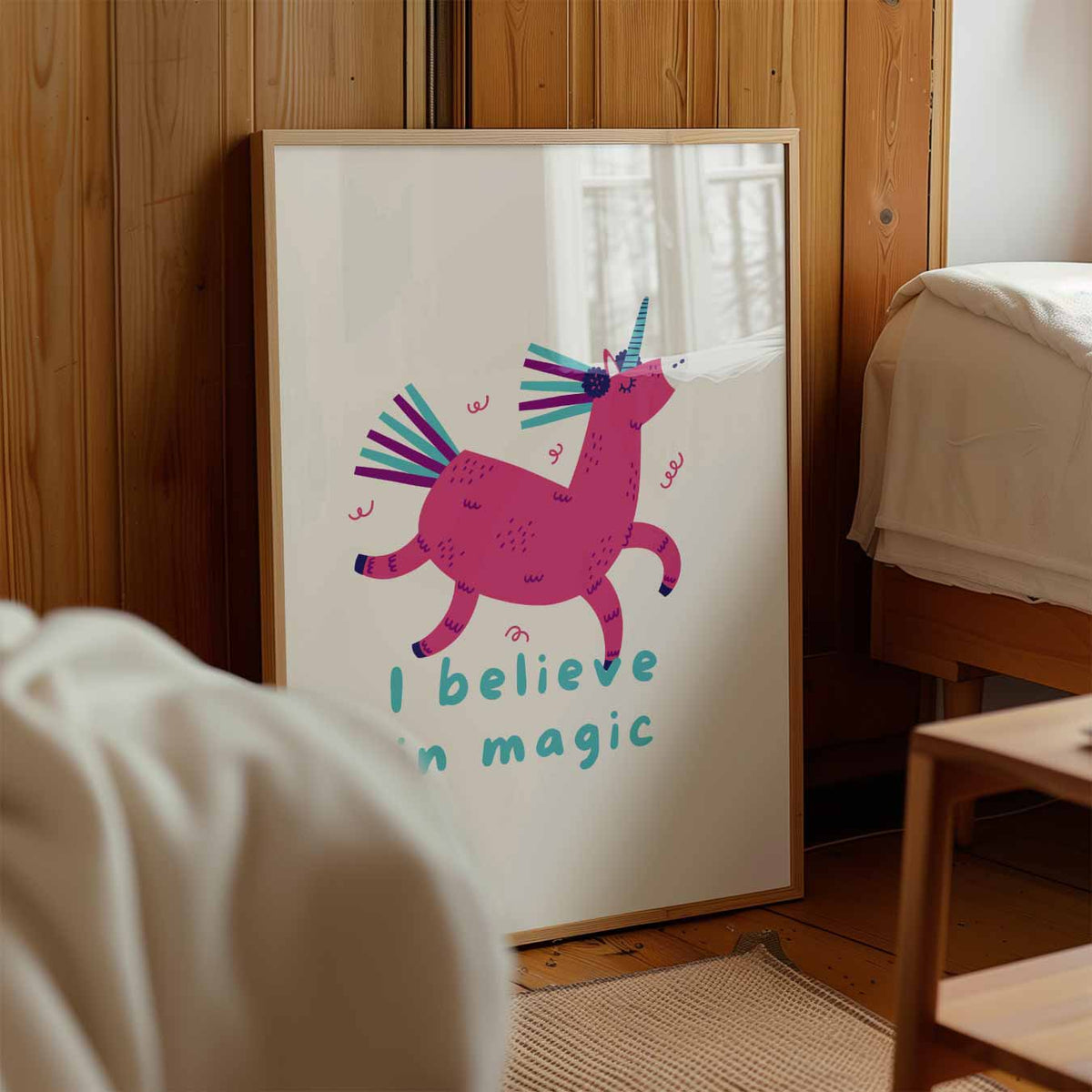 Magische Eenhoorn – kinderposter in staand formaat
