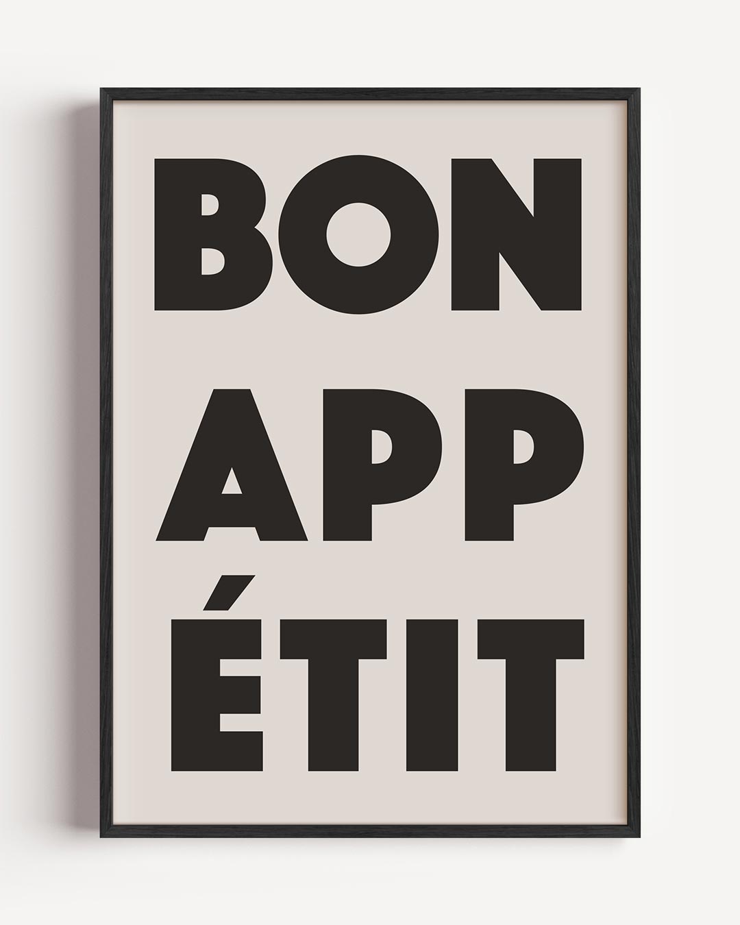 Bon Appétit – keuken portret poster als wanddecoratie