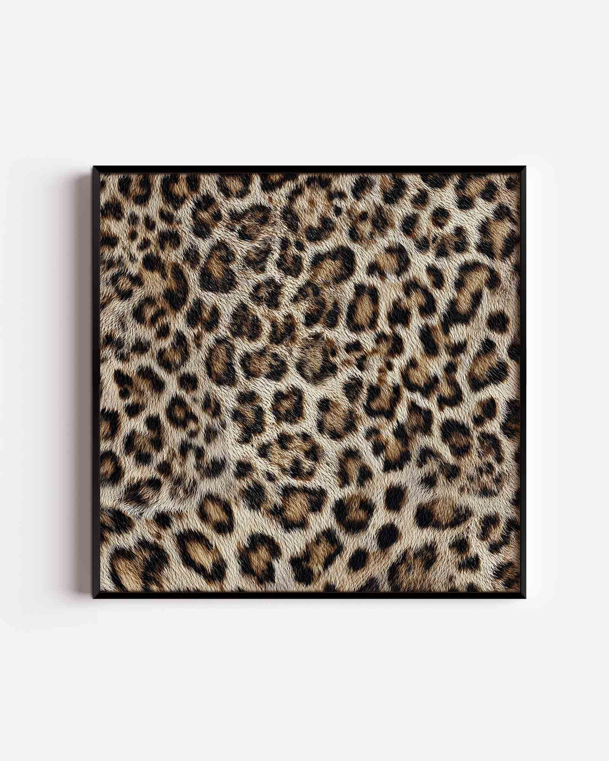 Luipaardprint – jungle vierkante poster als wanddecoratie