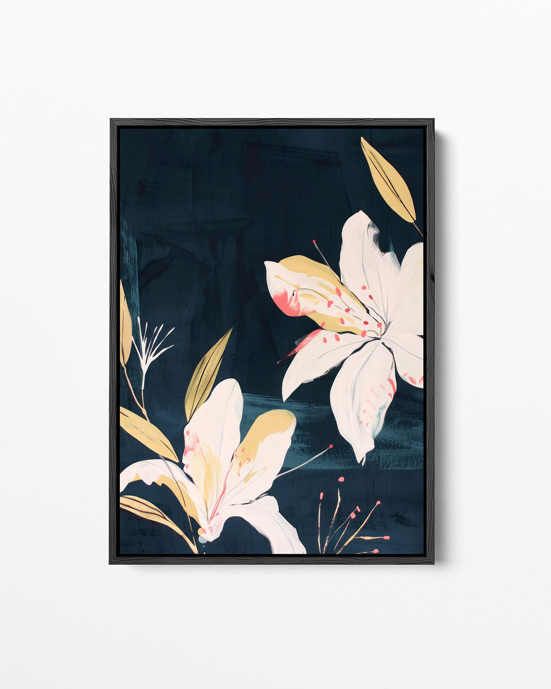 Bloemrijke compositie – staand wanddecoratie kunstwerk