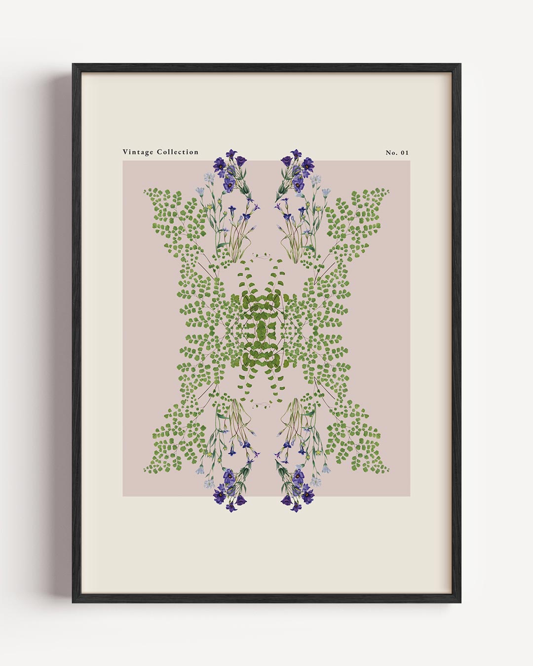 Vintage Bloemenprint – botanische portret poster als wanddecoratie
