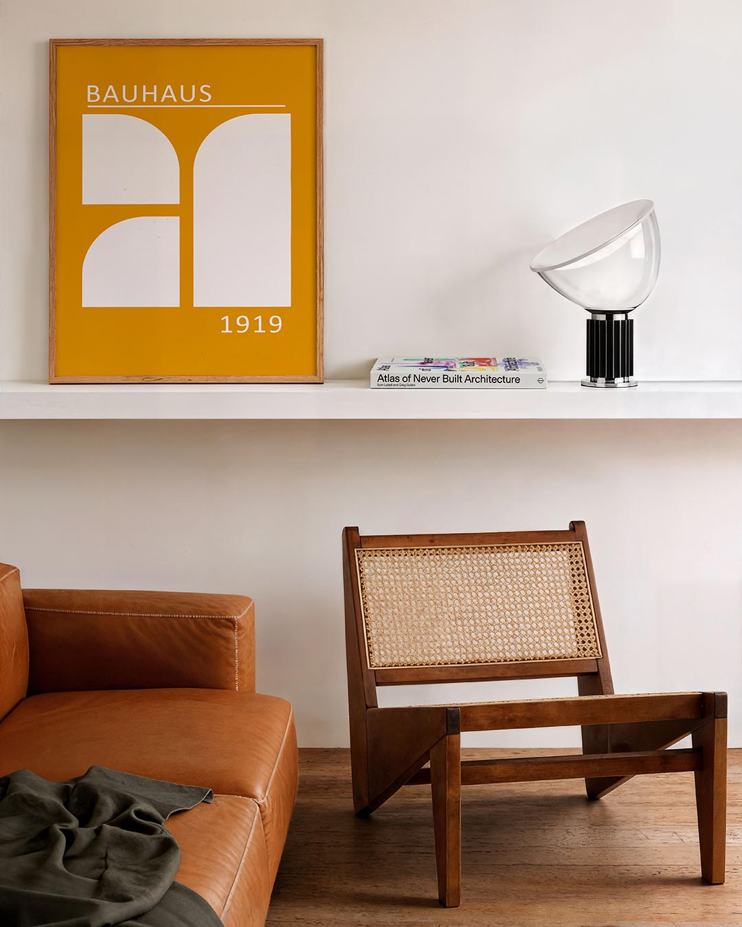 Vorm en kleur – staande Bauhaus poster voor aan de muur