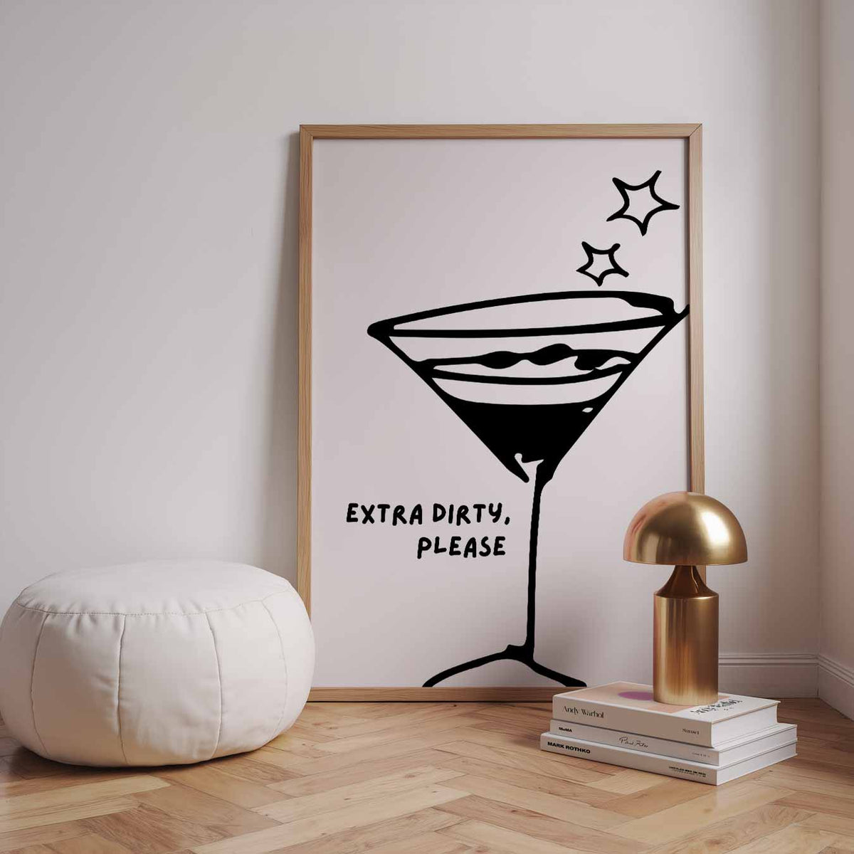 Extra Dirty Martini – staande zomer wanddecoratie van WallArtistic