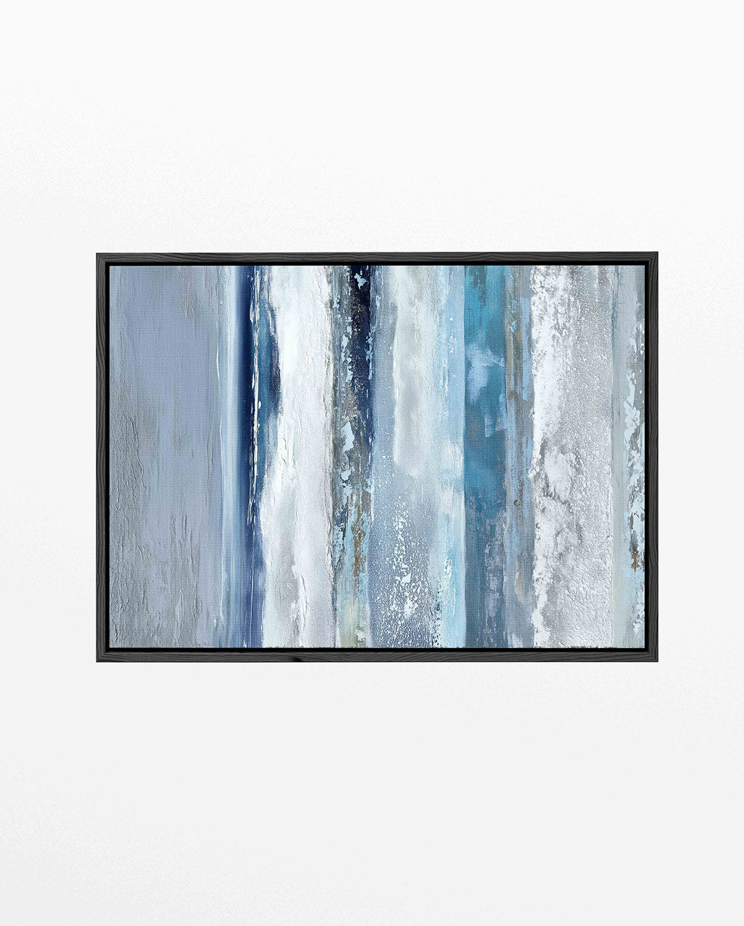 Verticale kleurenstroken – liggend abstract kunstwerk