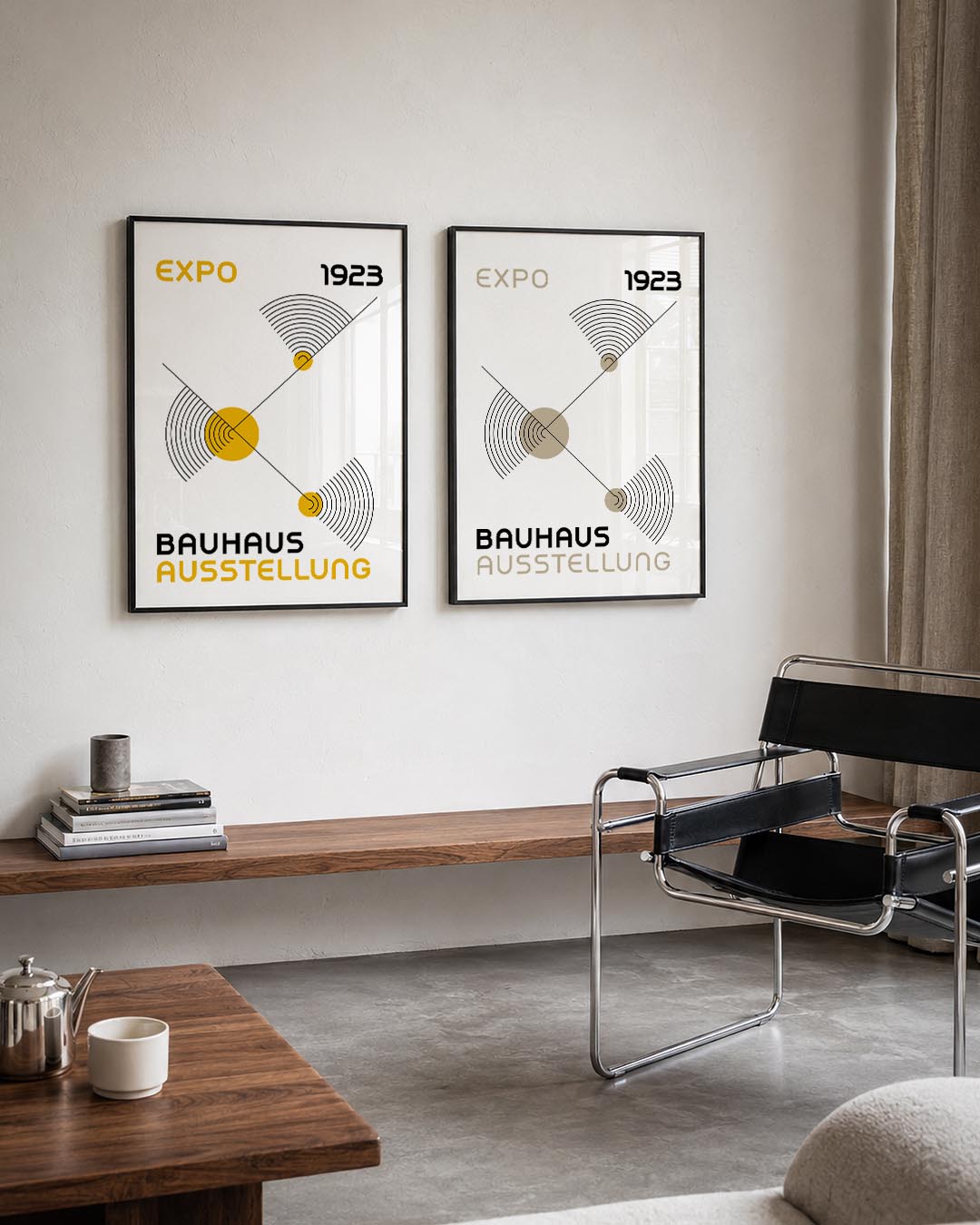 Lijnen en cirkelvlakken Posterset