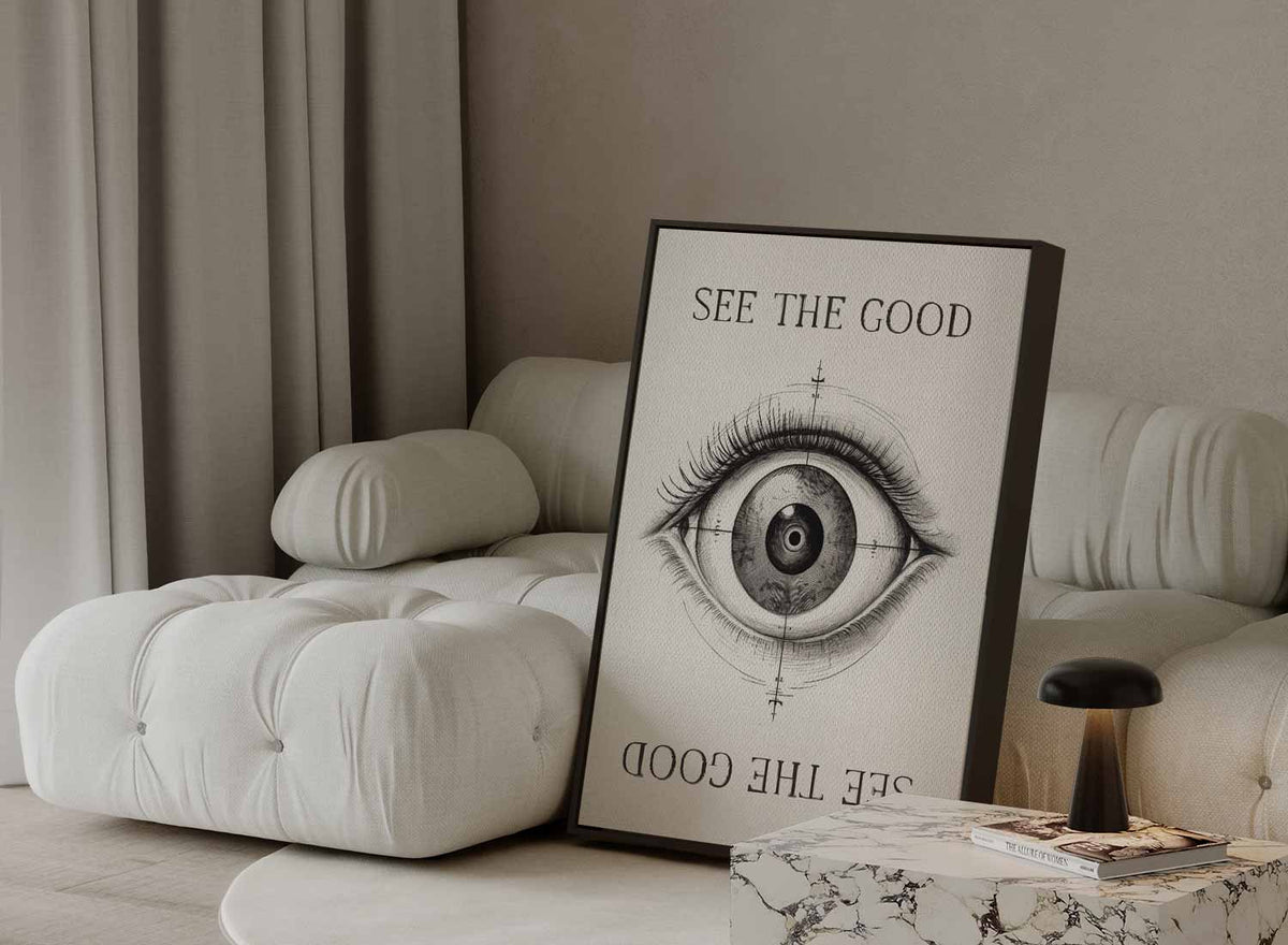 Positieve Blik – portret kunstwerk als wanddecoratie, afbeelding 13