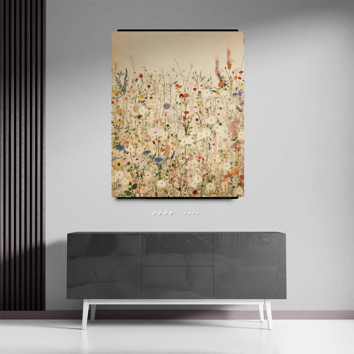Veld Vol Wildbloemen – portret wandkunst van WallArtistic