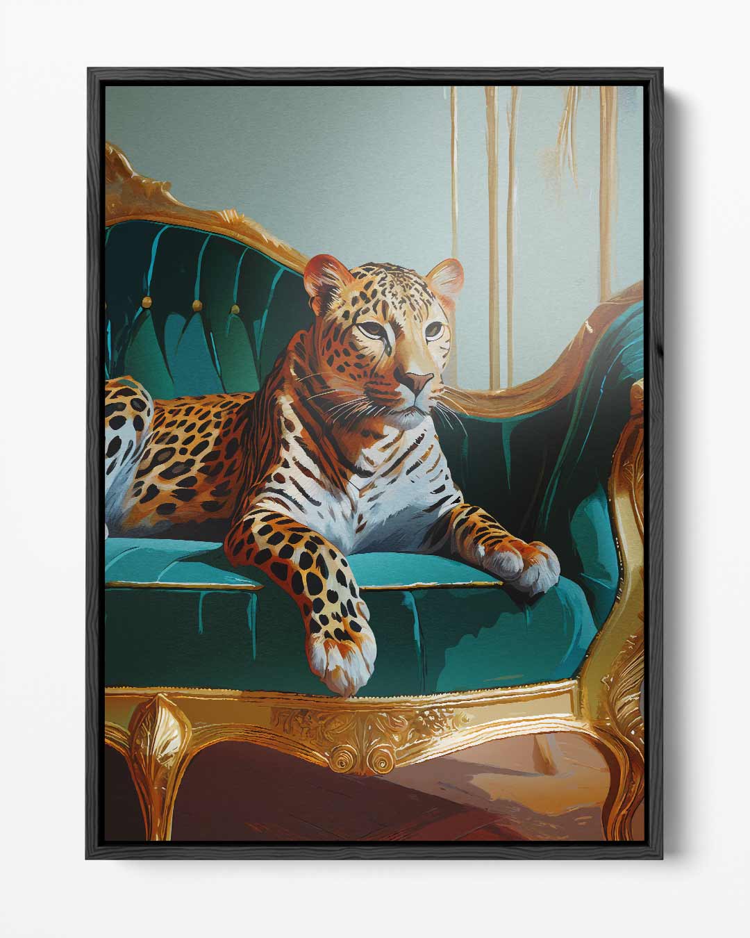 Opera d'arte Leopardo di Lusso su Divano