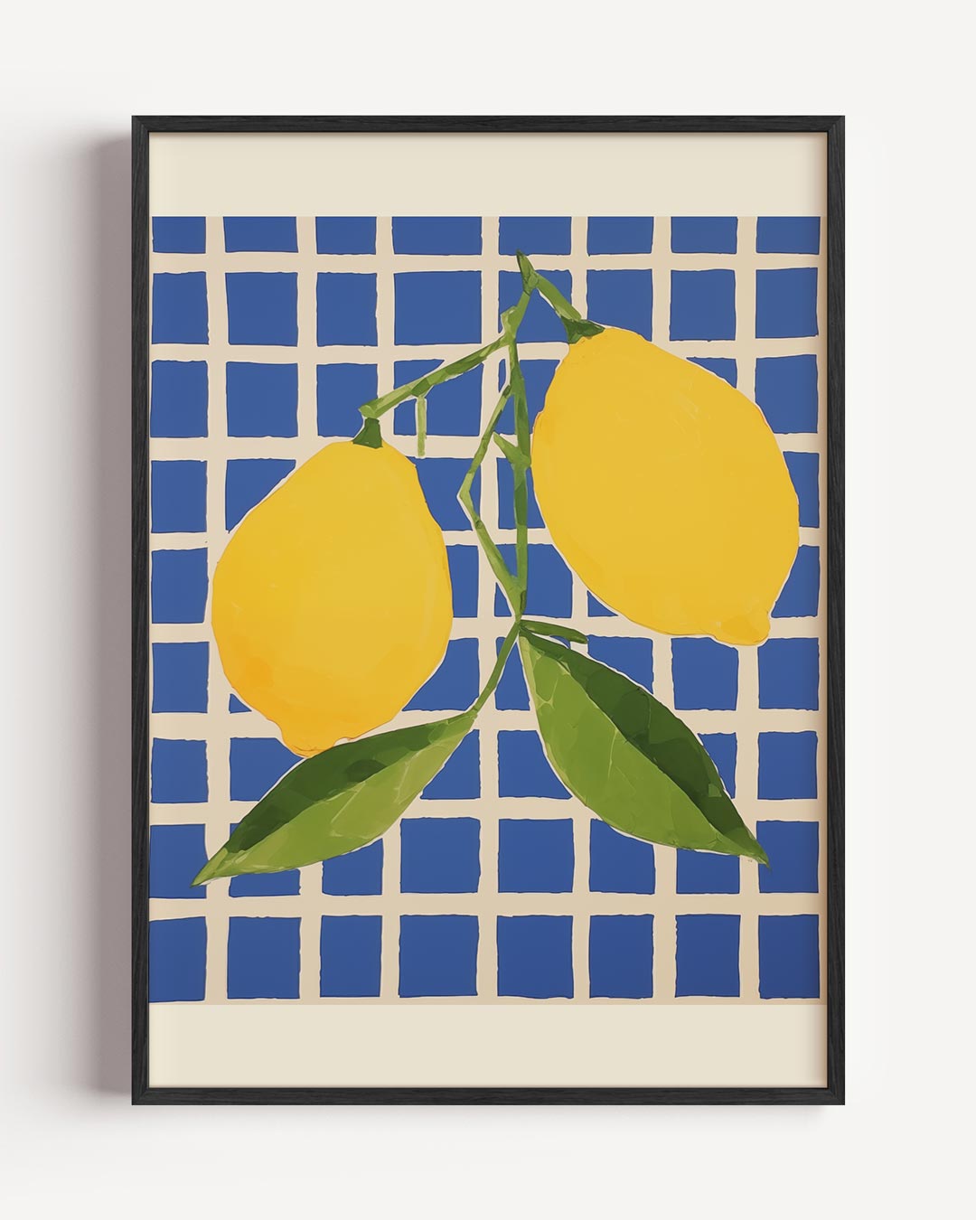 Zomerse Citroen – keuken portret poster als wanddecoratie