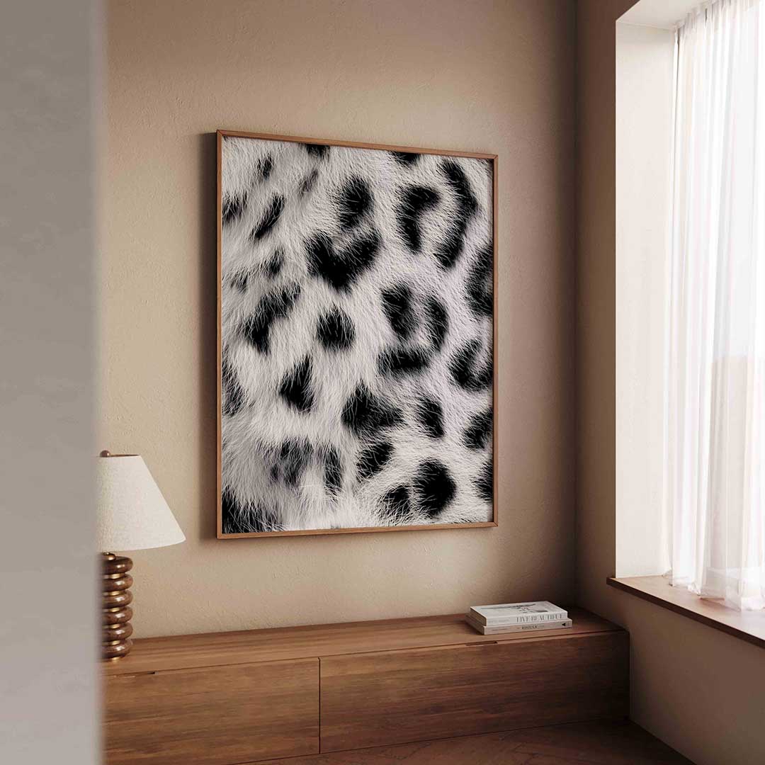 Luipaardprint – safari wandkunst als portret poster