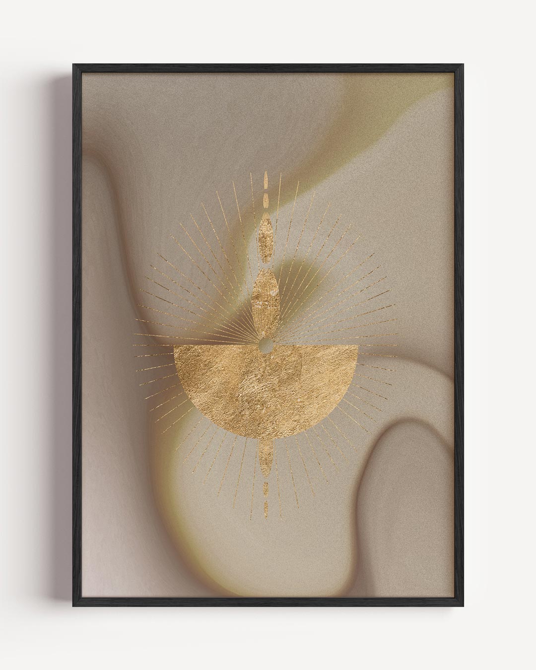 Mystieke Decoratieve Kunstposter – textuur portret poster als wanddecoratie