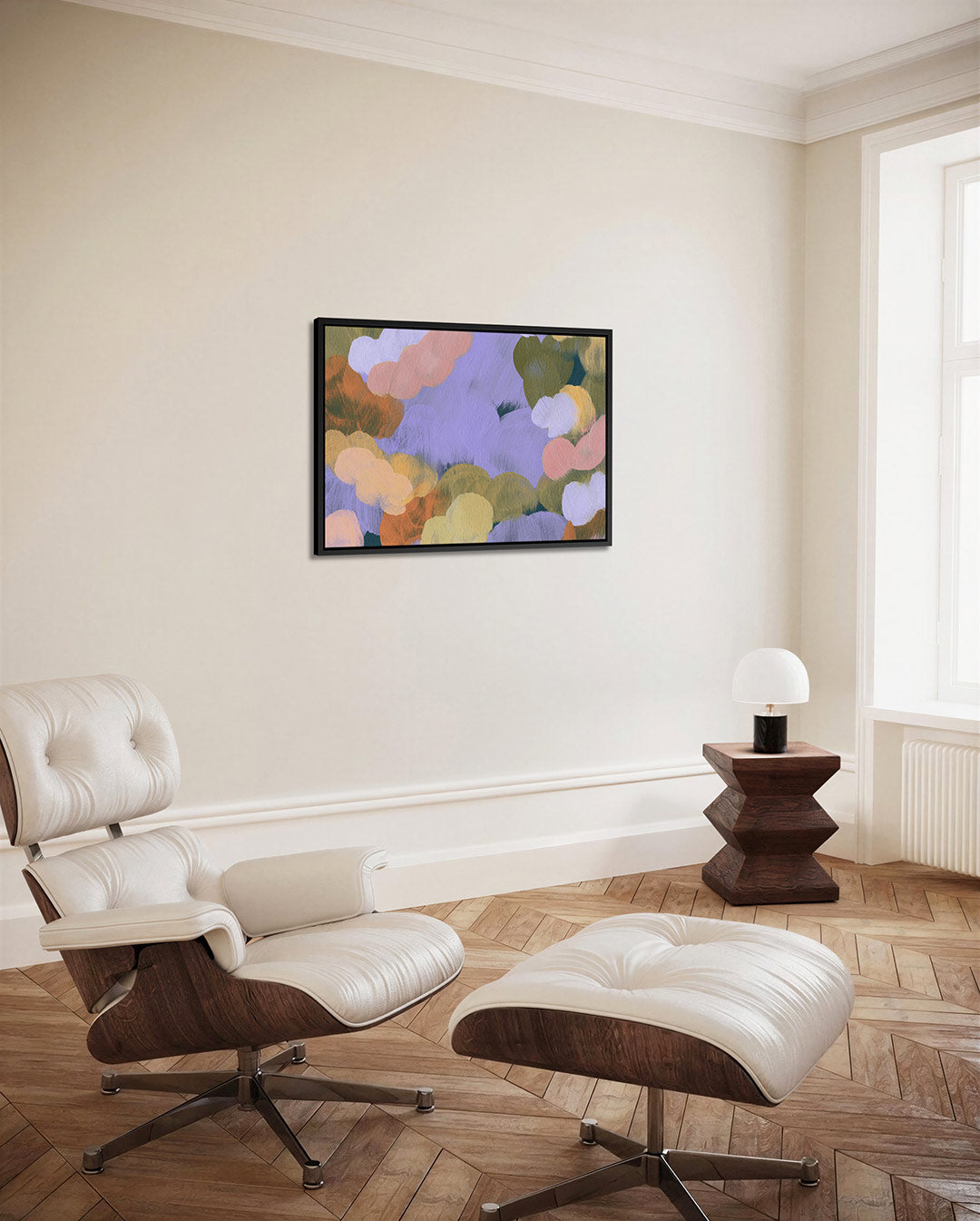 Kleurrijke vormen – alternatieve weergave van het kunstwerk