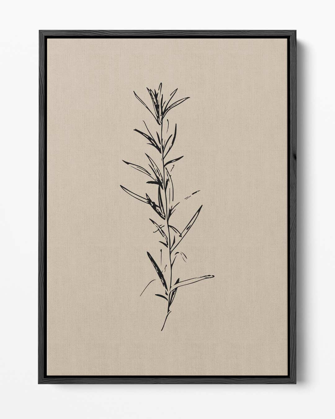 Elegante Botanische Schets – portret kunstwerk als wanddecoratie