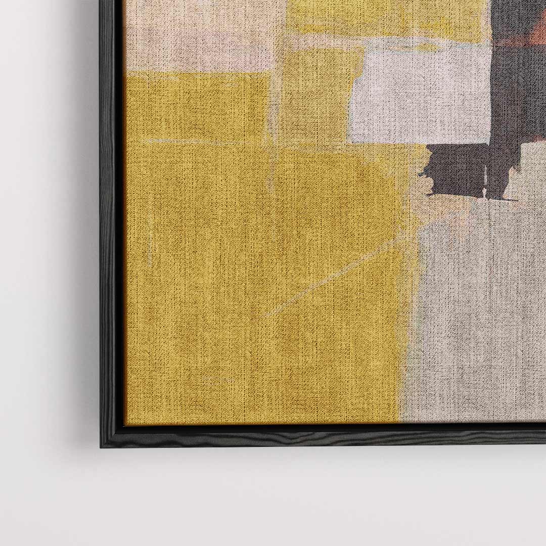 Abstracte Kleurenharmonie – dibond kunstwerk als wanddecoratie