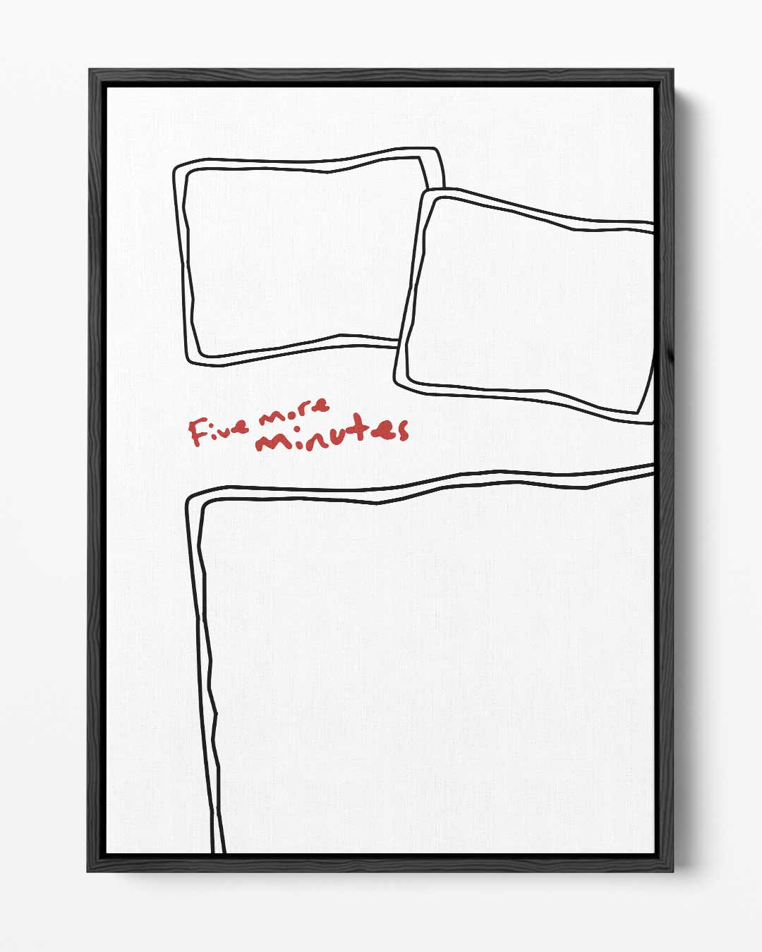 Vijf Minuten Meer – portret kunstwerk als wanddecoratie