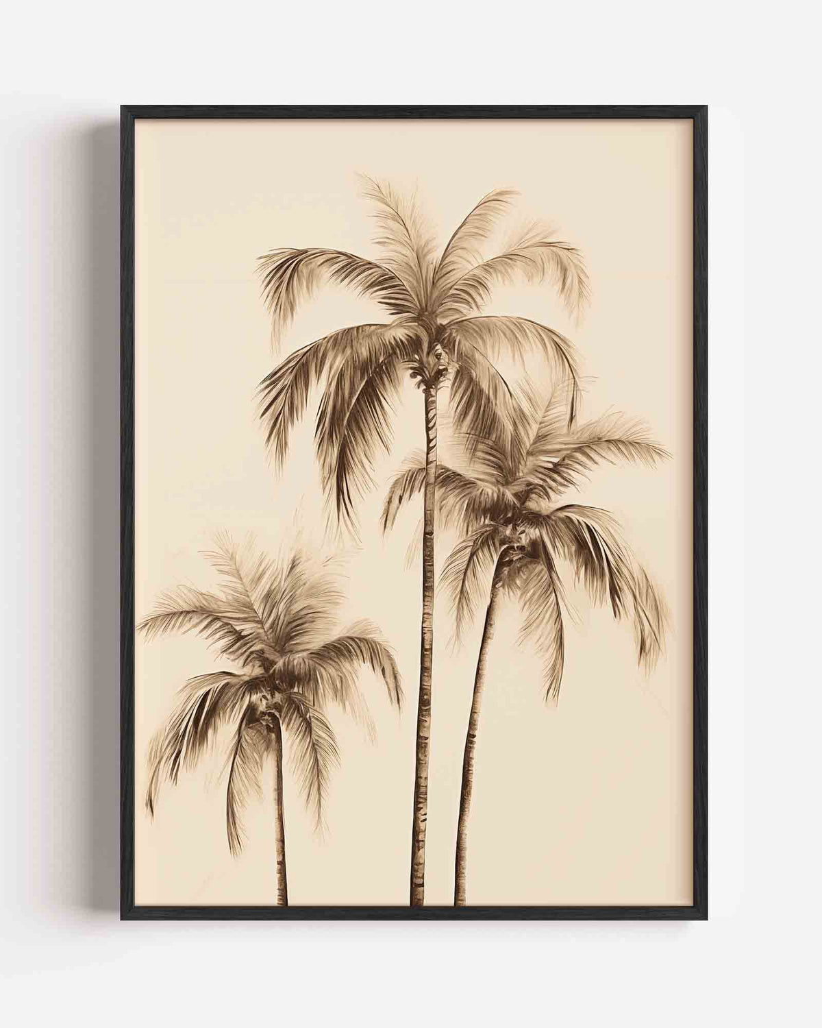 Palmbomen – jungle portret poster als wanddecoratie