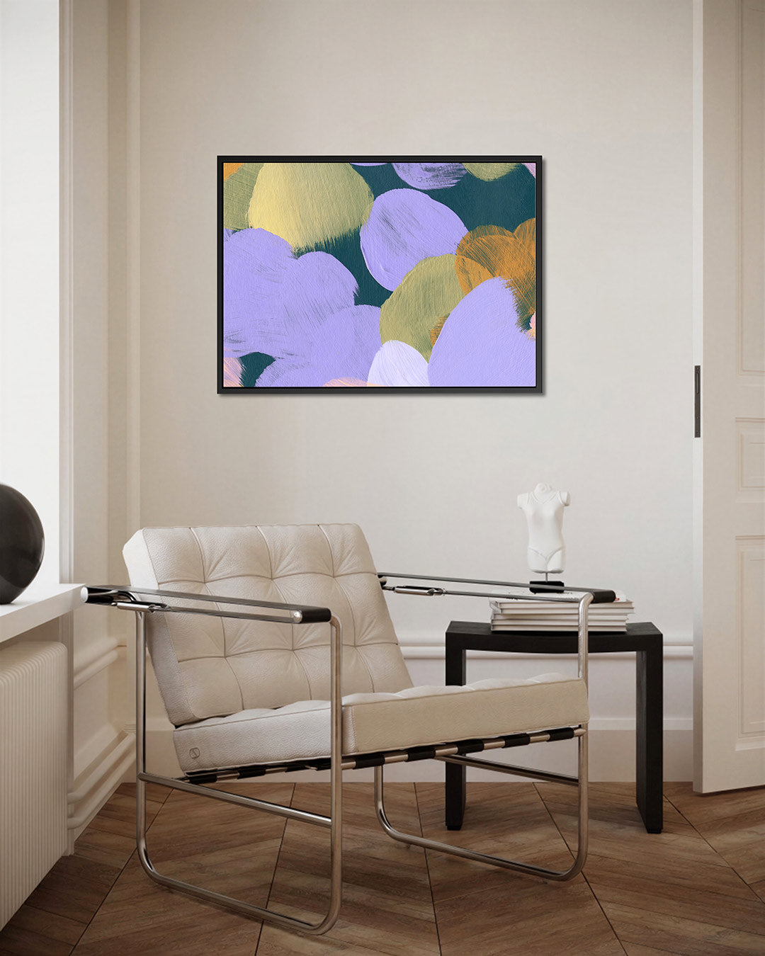 Kleurrijke vormen – Wanddecoratie kunstwerk – kunstwerk op canvas, dibond of plexiglas