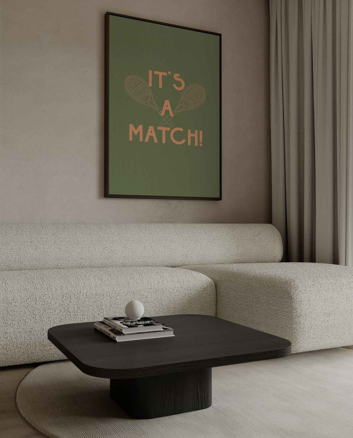 It's a Match Tennis – plexiglas kunstwerk als wanddecoratie