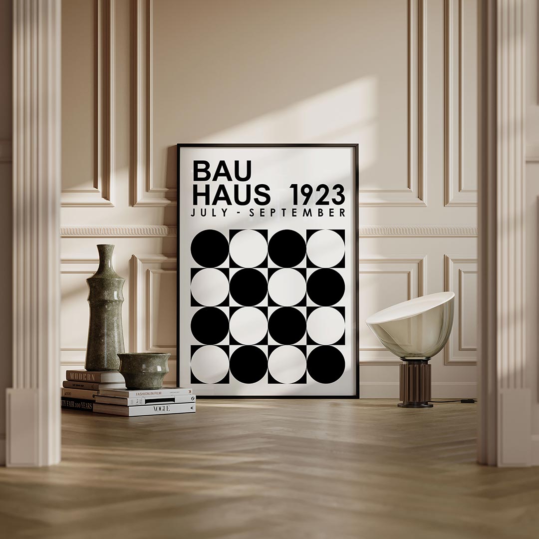  – moderne Bauhaus wandkunst als poster