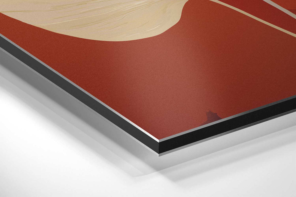 Warme Herfstbladeren – canvas kunstwerk als wanddecoratie