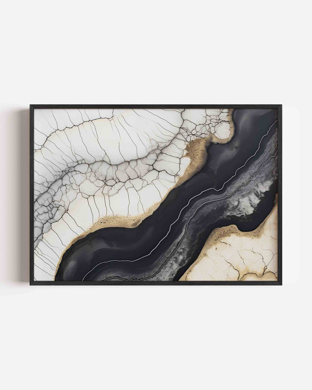 Abstracte lijnen en patronen – abstracte landscape poster als wanddecoratie